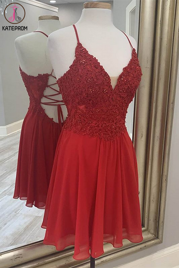 Kateprom red new 2021 homecoming dress ...